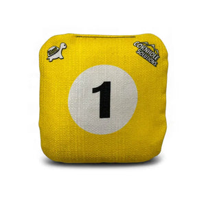 Pool Balls - Pro Style REC Cornhole Bags – Regulation 6"x6" – Full Set of 8 Cornhole Solutions