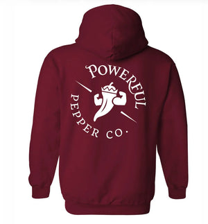 Powerful Pepper Hoodie by Powerful Pepper Company, Southern food gift detail photo 2