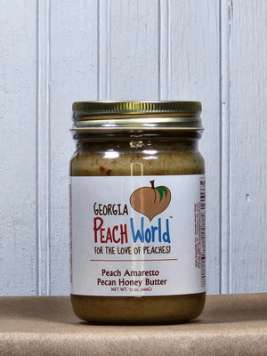 Praline Pecan Honey Butter by Georgia Peach World, Southern food gift detail photo 2