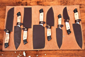 Premium Damascus Kitchen Knives Set – Handmade & Sharp by Damascus Knife Store, Southern handmade gift detail photo 3