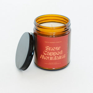 Snow Capped Mountains Mint Soy Candle