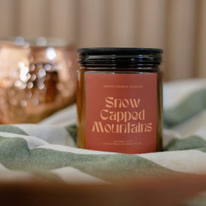 Snow Capped Mountains Mint Soy Candle