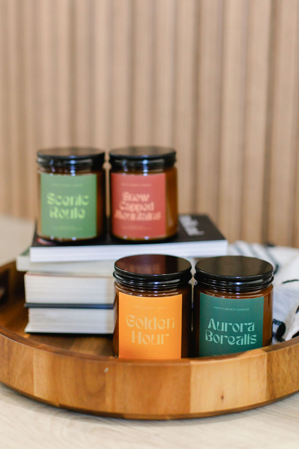 Snow Capped Mountains Mint Soy Candle