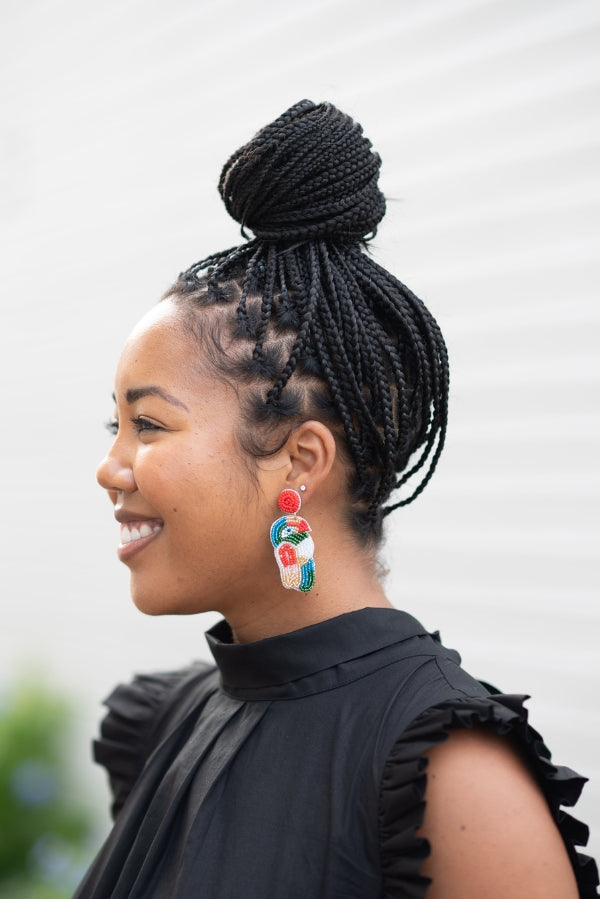 The Carn Earring by TheTinyTassel, handmade jewelry detail photo 2