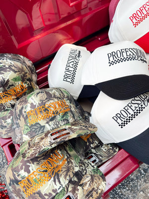 Professional Tailgater - Vintage Trucker Hat by KenzKustomz, Southern lifestyle apparel detail photo 18