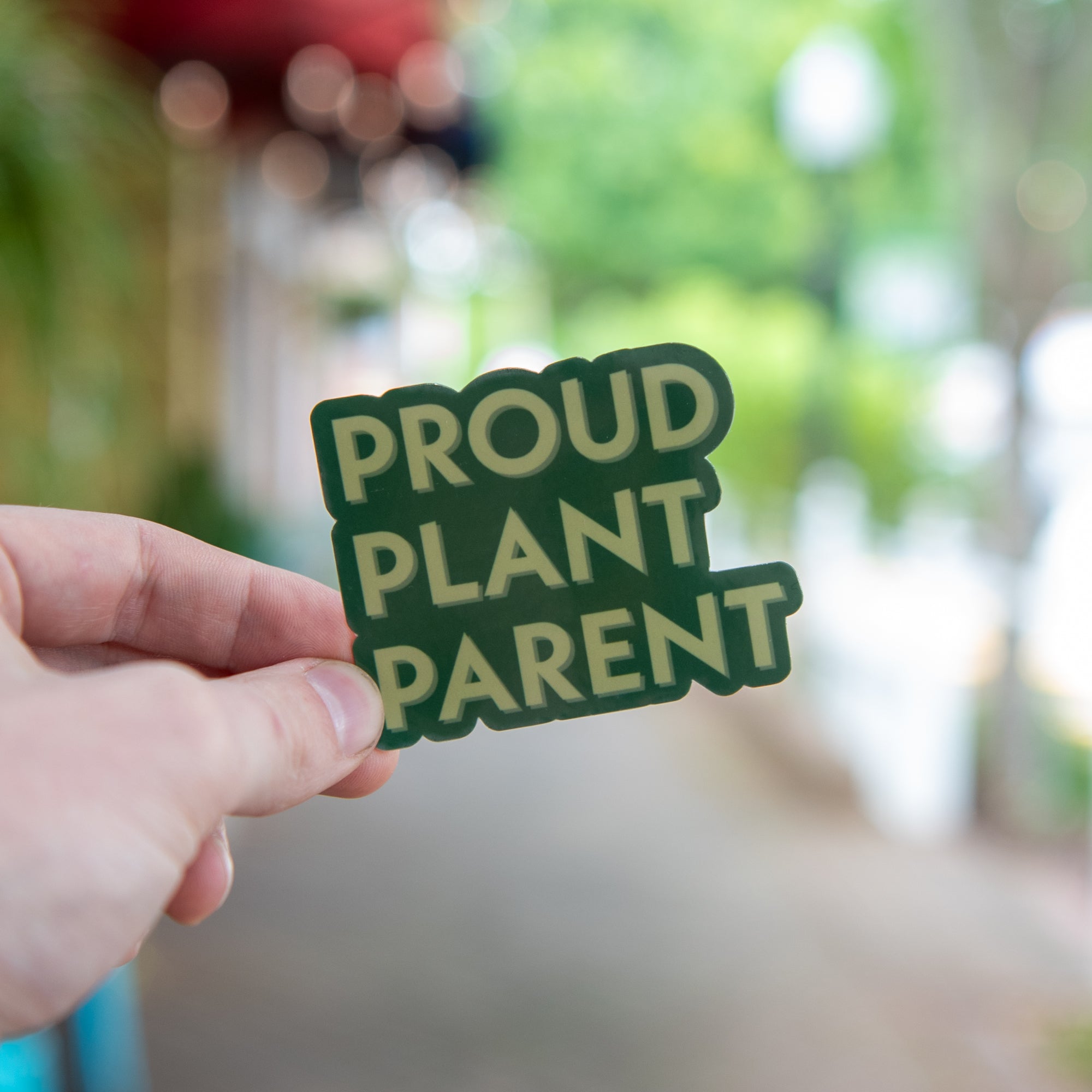 Proud Plant Parent - Sticker by Still Magnolia, vinyl decal main product photo