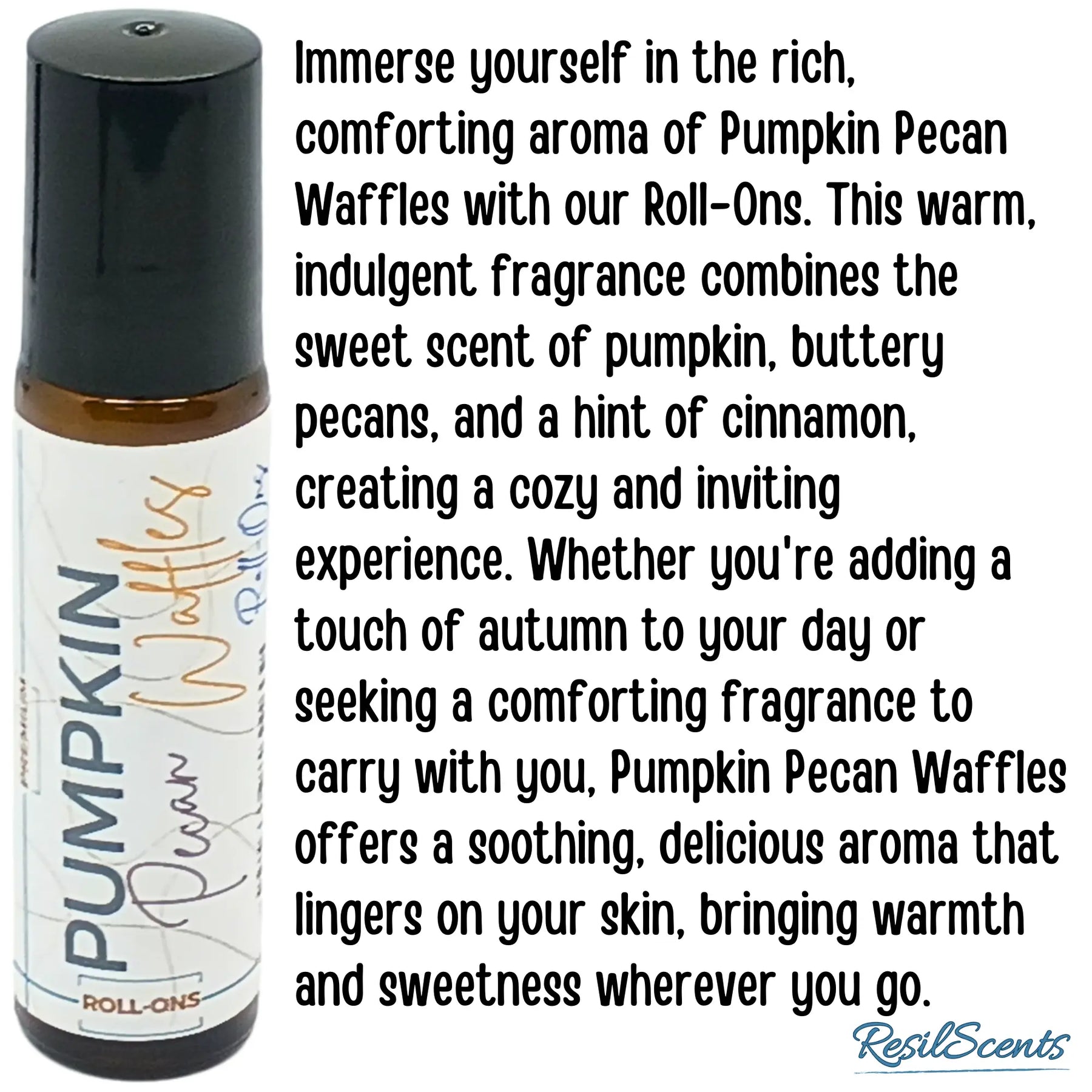 🥞 Pumpkin Pecan Waffles™ Roll-On Oil | Cozy Fall Bakery – ResilScents™ ResilScents