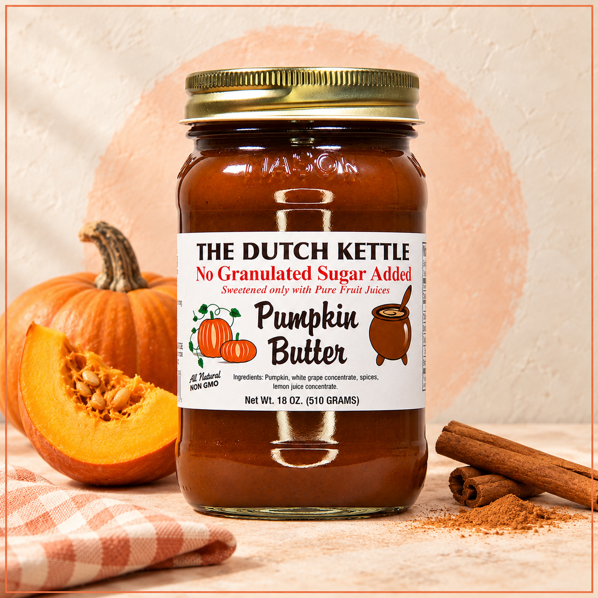 Pumpkin Butter - No Sugar Added