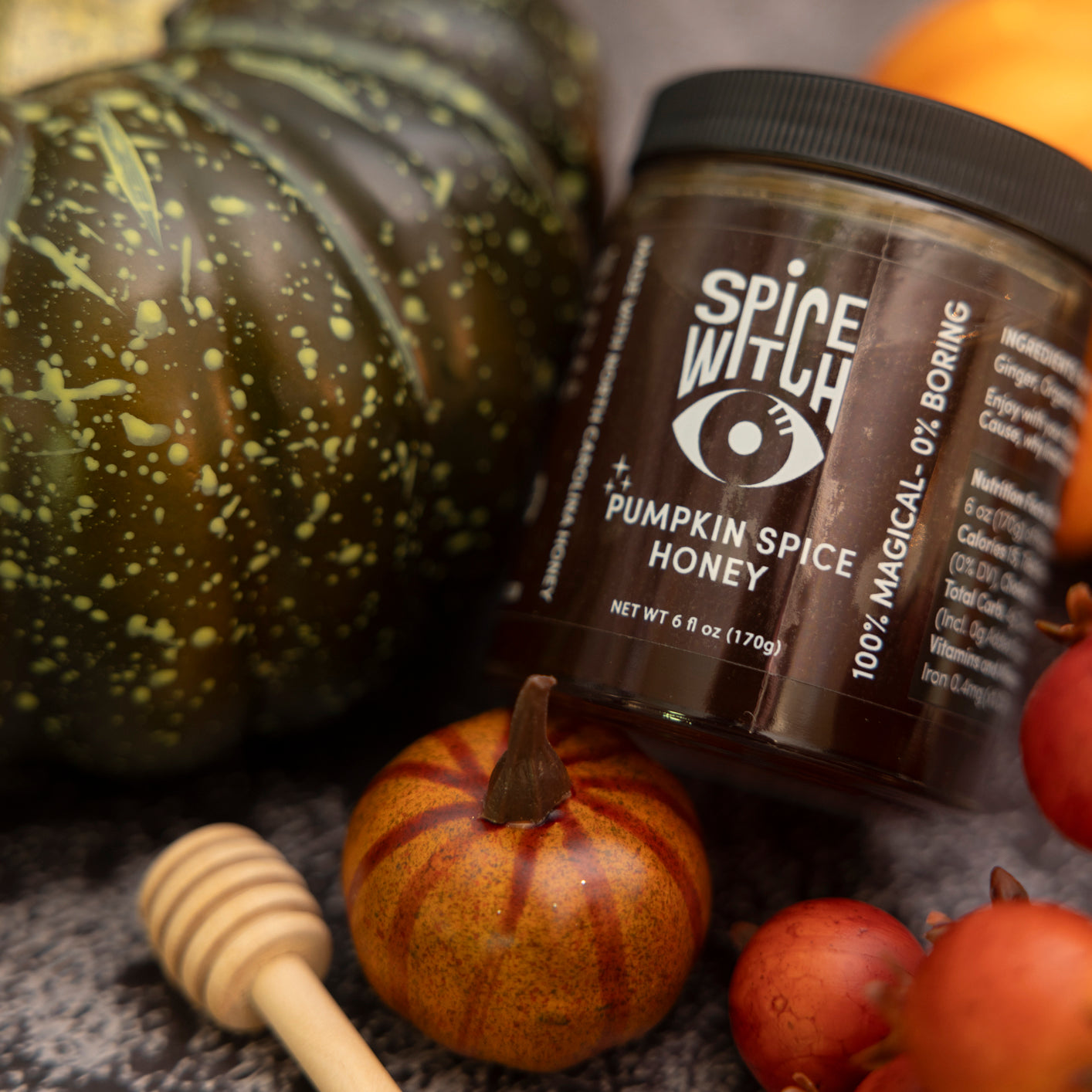 Pumpkin Spice Honey fall pantry gift by Spice Witch