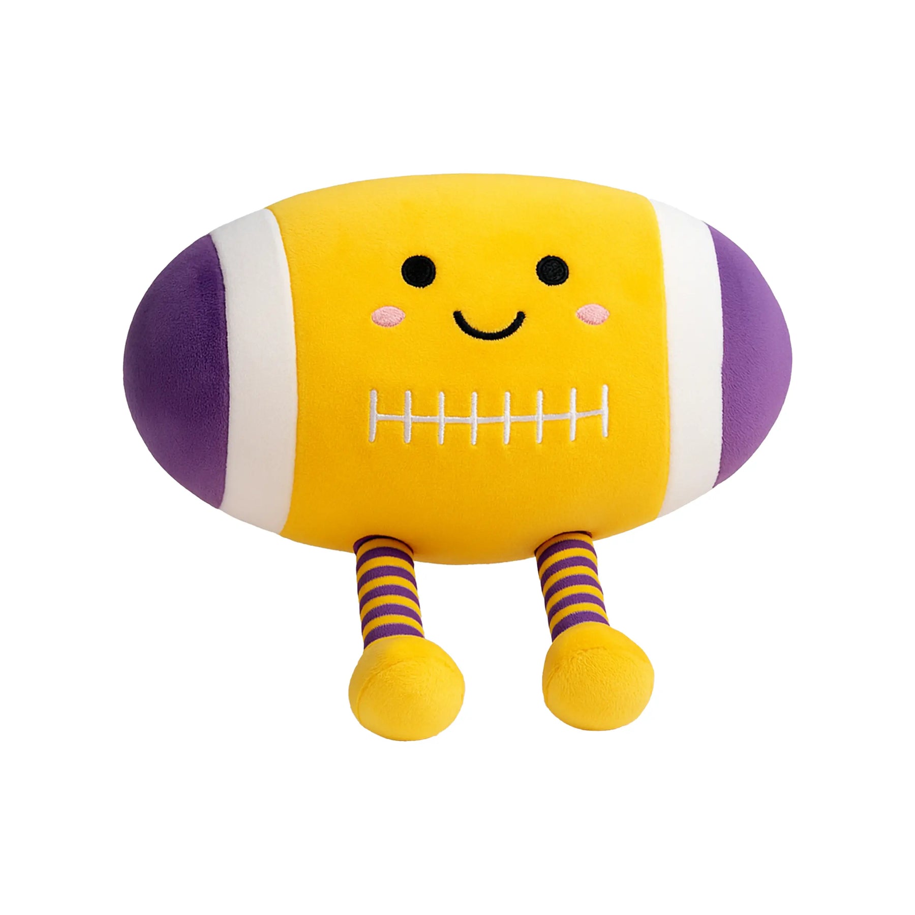 Purple & Gold Football SquishySnuggle Plushie Nola Tawk