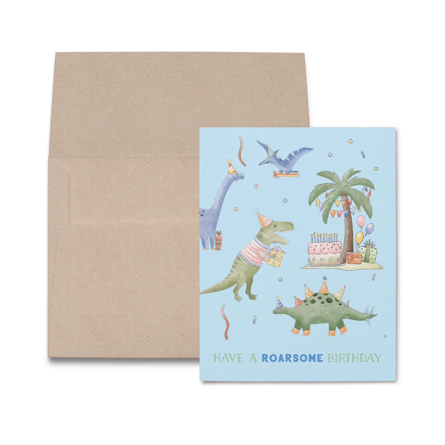 ROARsome Birthday Card by Nola Tawk, paper gift main product photo