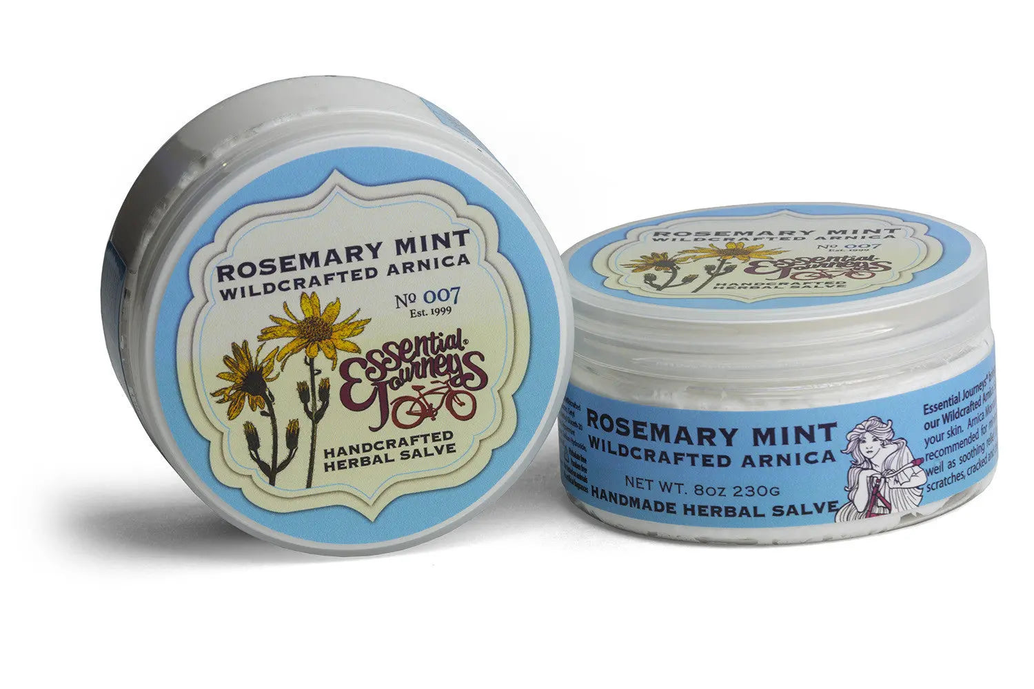 Rosemary Mint Arnica Salve 8 Oz. by Essential Journeys, handmade bath and body main product photo