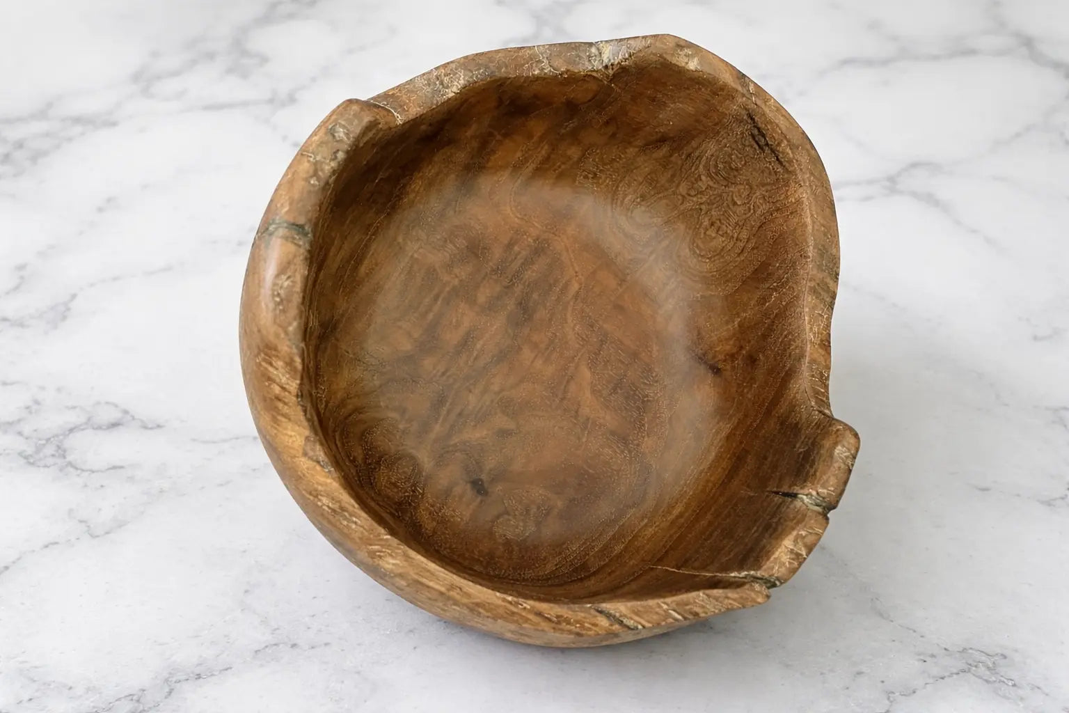 RUSTIC UNIQUE BLACK WALNUT LIVE EDGE BOWL - 9" DIAMETER X 4-1/2" HIGH Paw Paw’s Woodshop of Mississippi