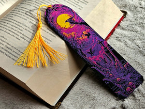 Ravenwatch Cemetery Bookmark – Gothic Moon & Raven Bookmark by The Tween Space, paper gift main product photo