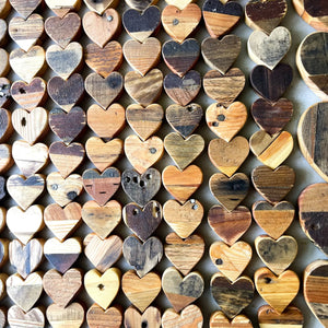 Reclaimed Pallet Wood Hearts by Dennehey Design Co., gift giving detail photo 4
