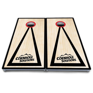 Red/Black Hole Ring Cornhole Boards - All Weather Series by Cornhole Solutions, handmade jewelry detail photo 4