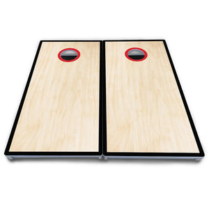 Red/Black Hole Ring Cornhole Boards - All Weather Series by Cornhole Solutions, handmade jewelry detail photo 9