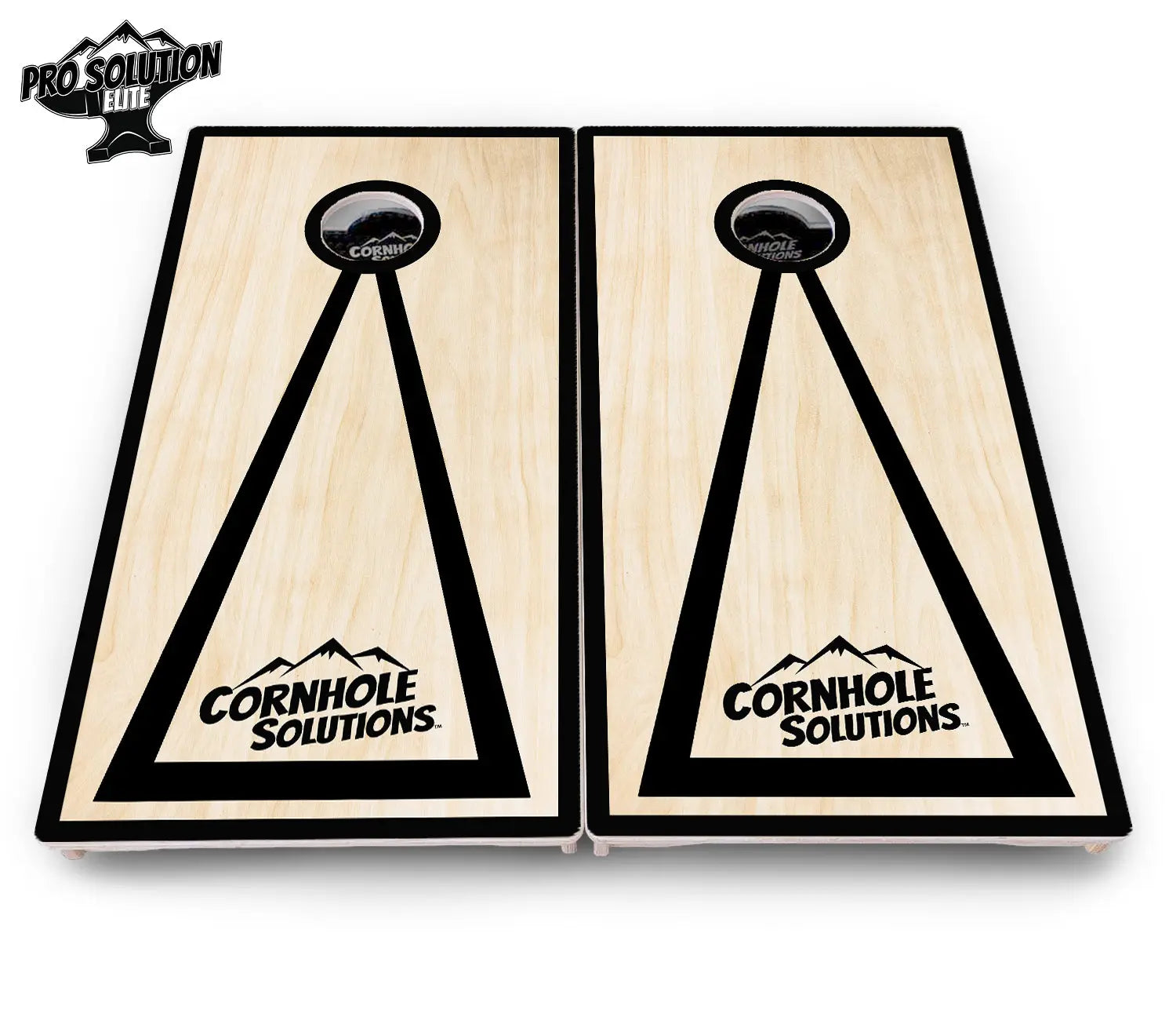 Red/Black Hole Ring Cornhole Boards - Pro Solution Elite Series by Cornhole Solutions, handmade jewelry detail photo 20