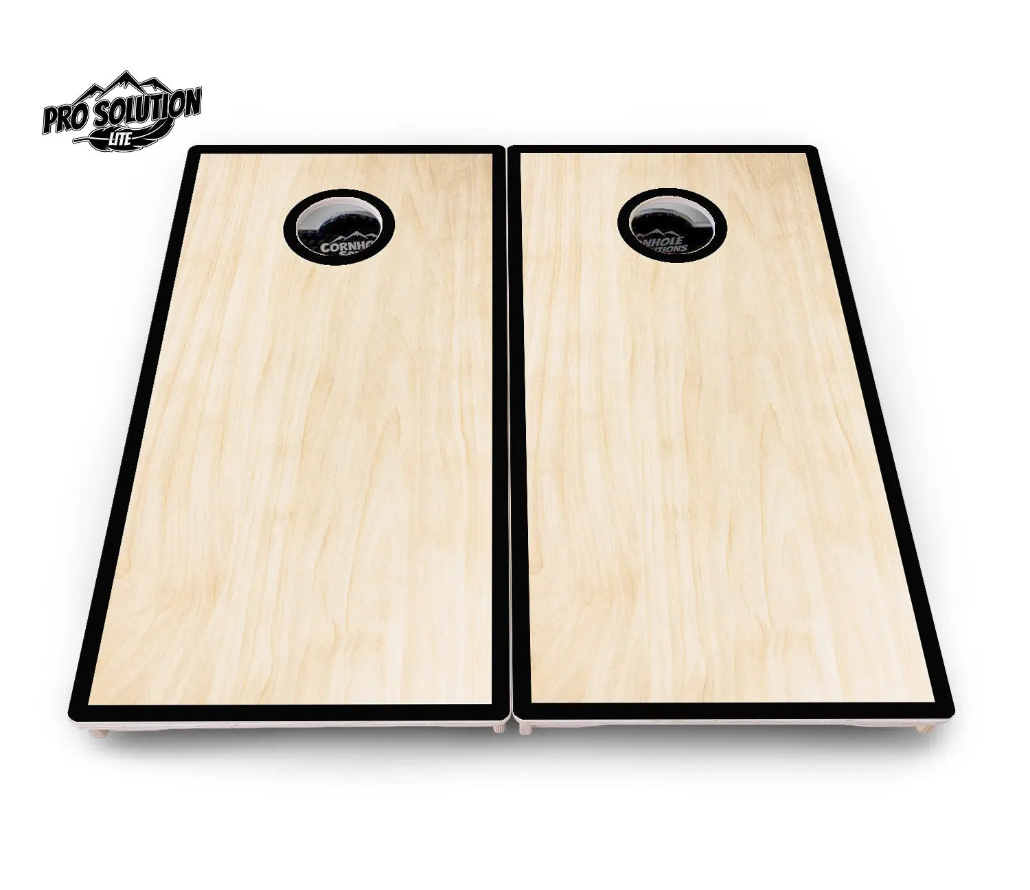 Red/Black Hole Ring Cornhole Boards - Pro Solution Lite Series by Cornhole Solutions, handmade jewelry detail photo 22