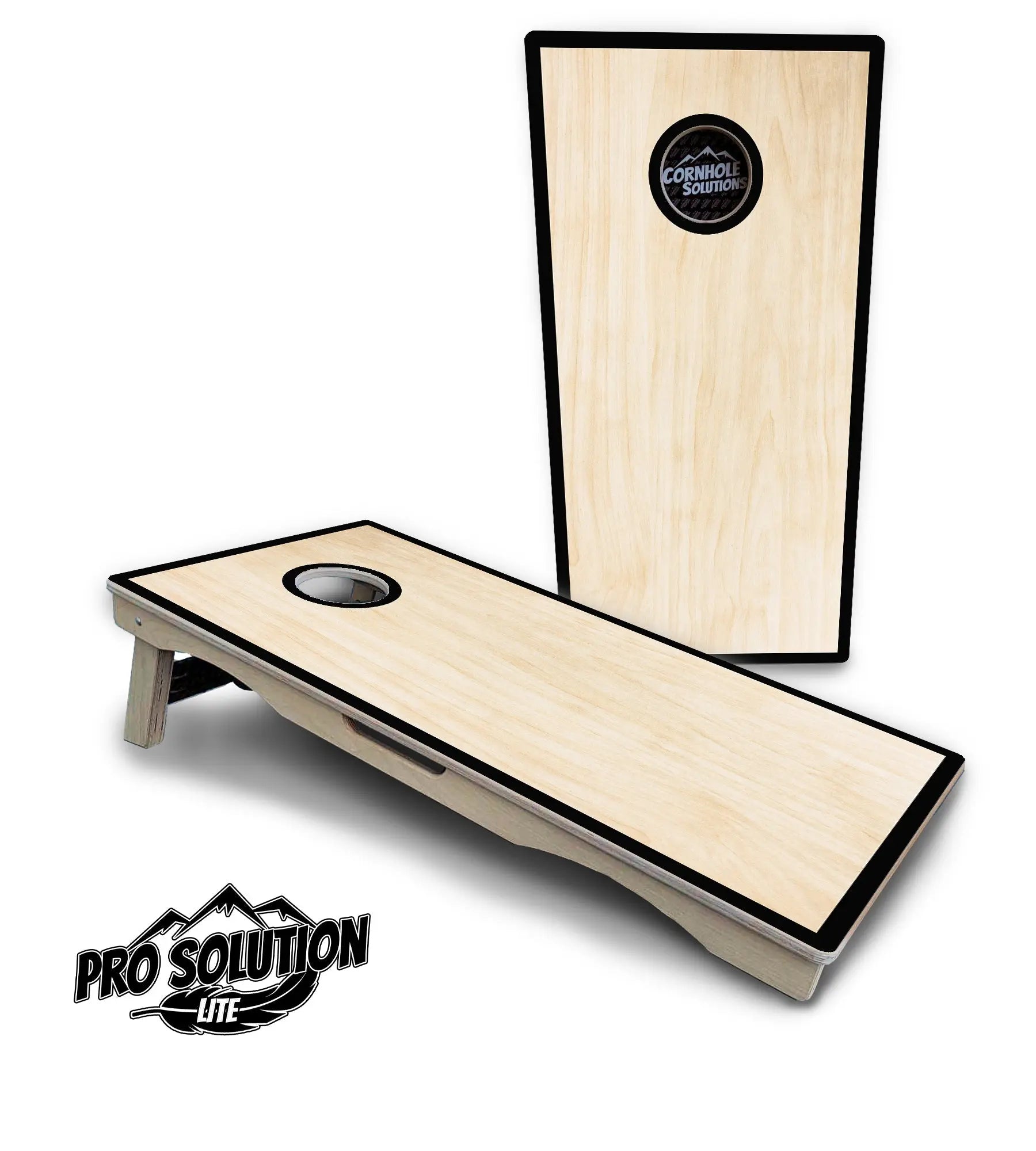 Red/Black Hole Ring Cornhole Boards - Pro Solution Lite Series by Cornhole Solutions, handmade jewelry detail photo 23