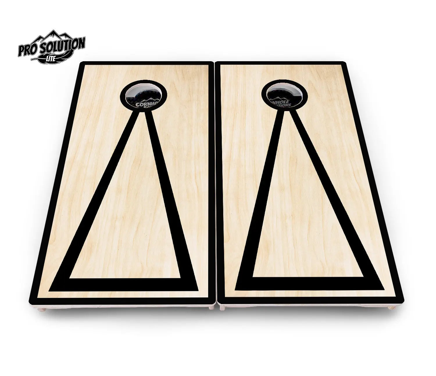 Red/Black Hole Ring Cornhole Boards - Pro Solution Lite Series by Cornhole Solutions, handmade jewelry detail photo 24