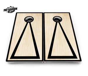 Red/Black Hole Ring Cornhole Boards - Pro Solution Lite Series by Cornhole Solutions, handmade jewelry detail photo 24