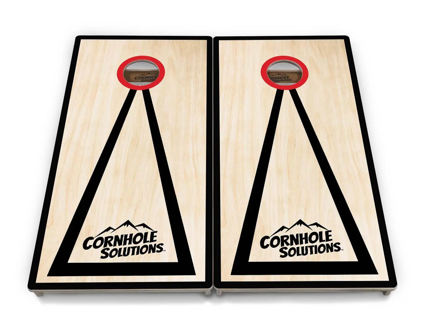 Red Hole Cornhole Boards - Professional Tournament Series by Cornhole Solutions, custom cornhole board detail photo 5