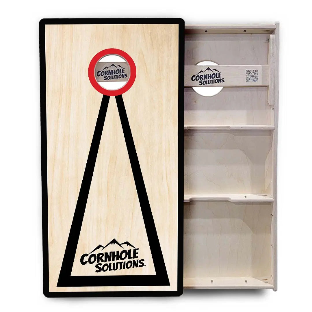 Red Hole Cornhole Boards - Professional Tournament Series by Cornhole Solutions, custom cornhole board detail photo 10