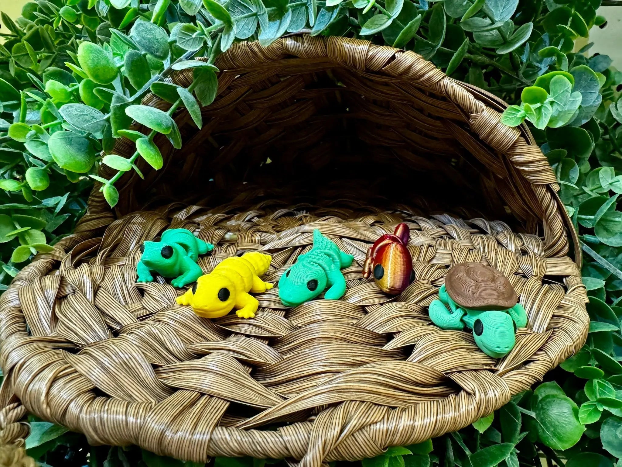 Reptile Fidget Toys: 3D Printed Miniature Reptiles - Main Street Collective