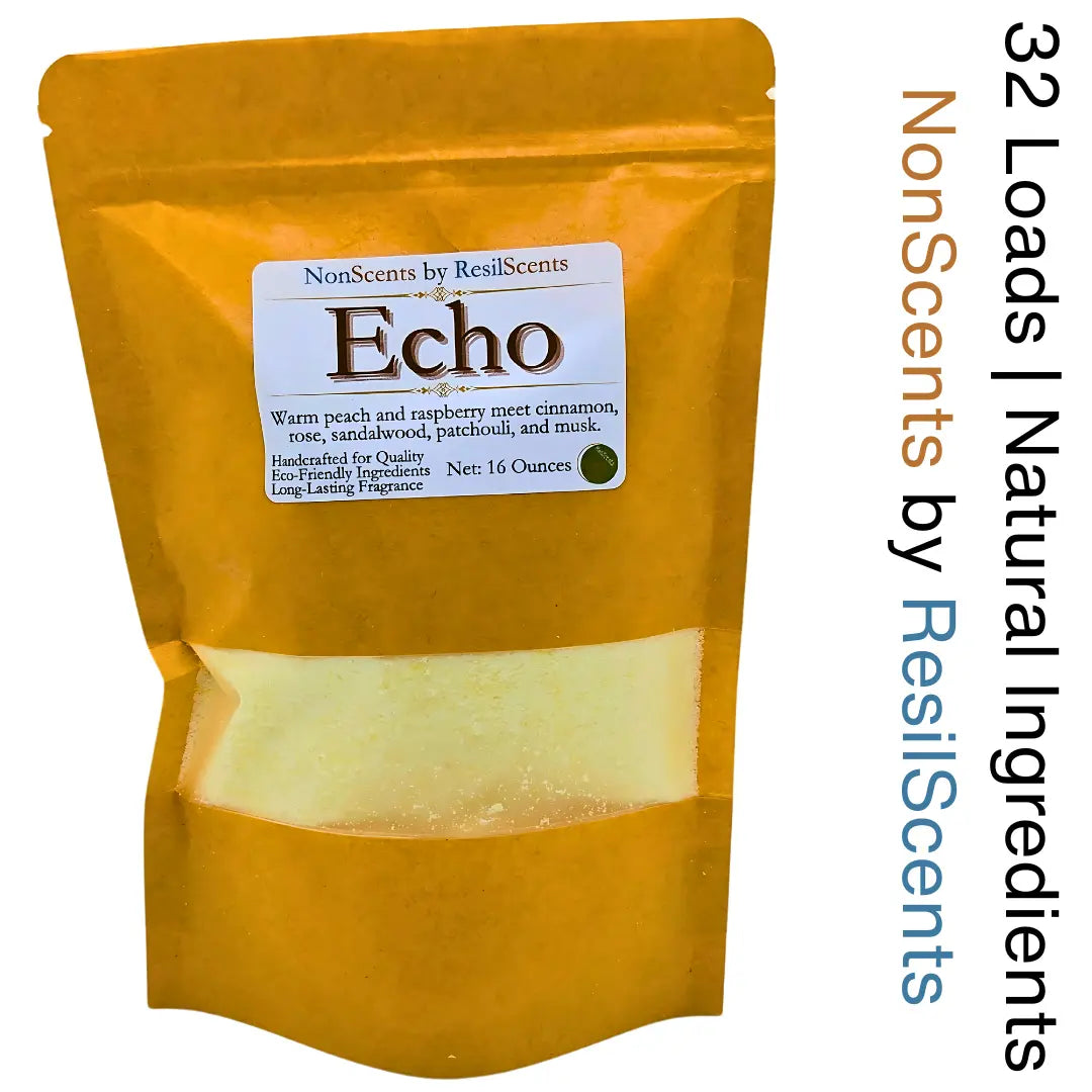 🤍 ResilWash™ Powder Laundry Detergent – Echo™ | Bold Clean Confidence – ResilScents™ ResilScents