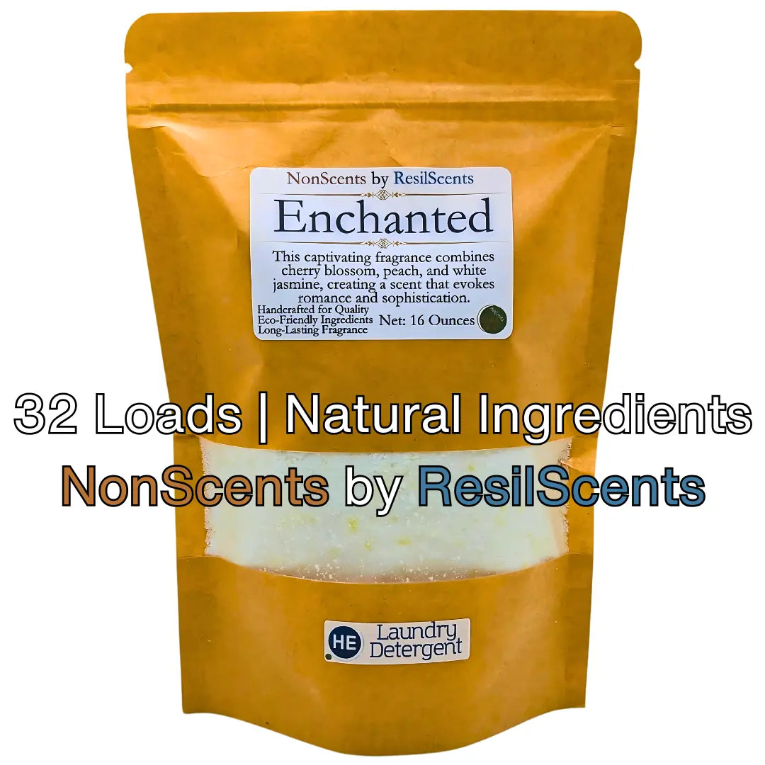 🤍 ResilWash™ Powder Laundry Detergent – Enchanted™ | Soft Romantic Clean – ResilScents™ ResilScents