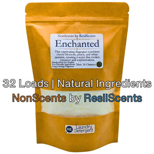 🤍 ResilWash™ Powder Laundry Detergent – Enchanted™ | Soft Romantic Clean – ResilScents™ ResilScents