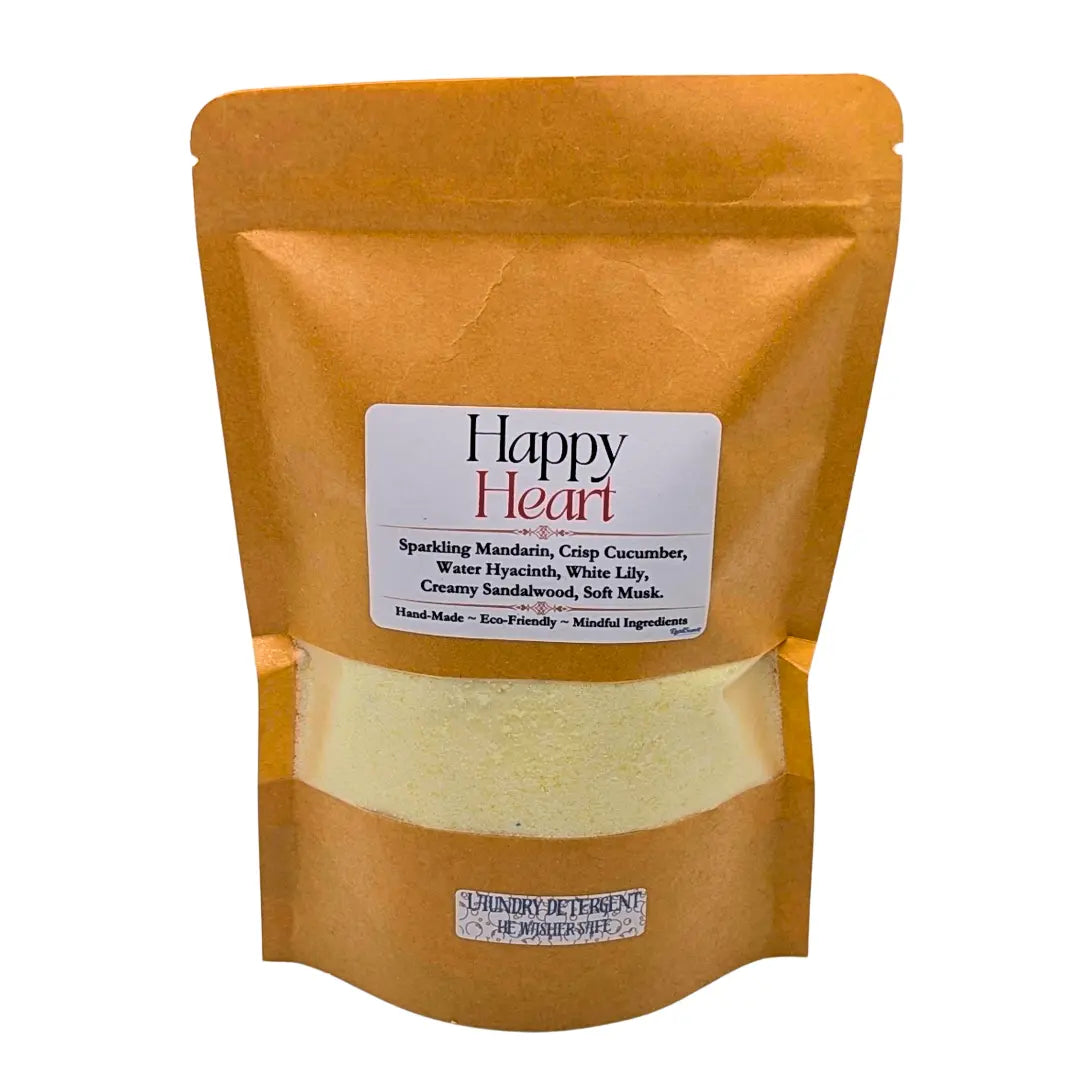 🤍 ResilWash™ Powder Laundry Detergent – Happy Heart™ | Bright Clean Joy – ResilScents™ ResilScents