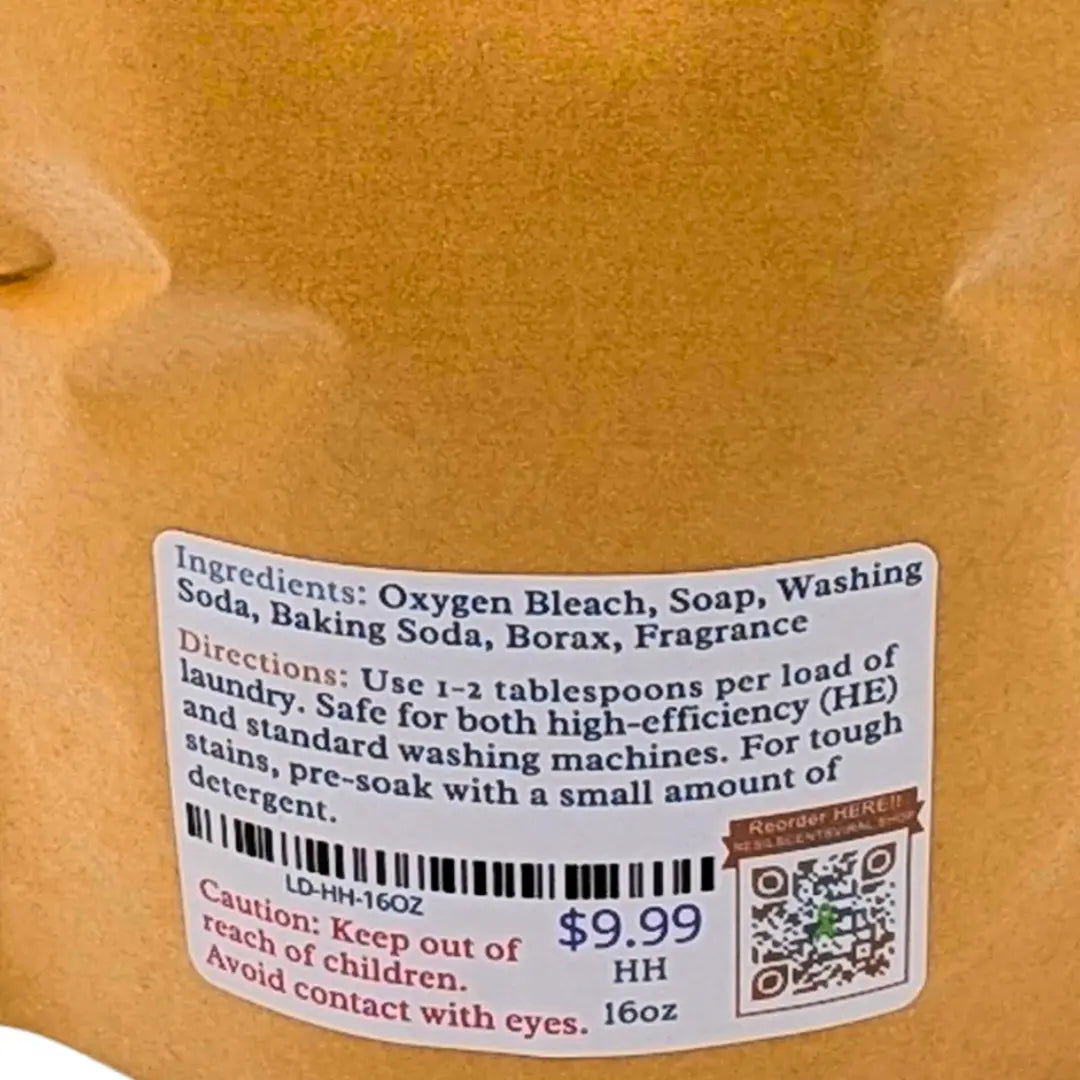 🤍 ResilWash™ Powder Laundry Detergent – Happy Heart™ | Bright Clean Joy – ResilScents™ ResilScents