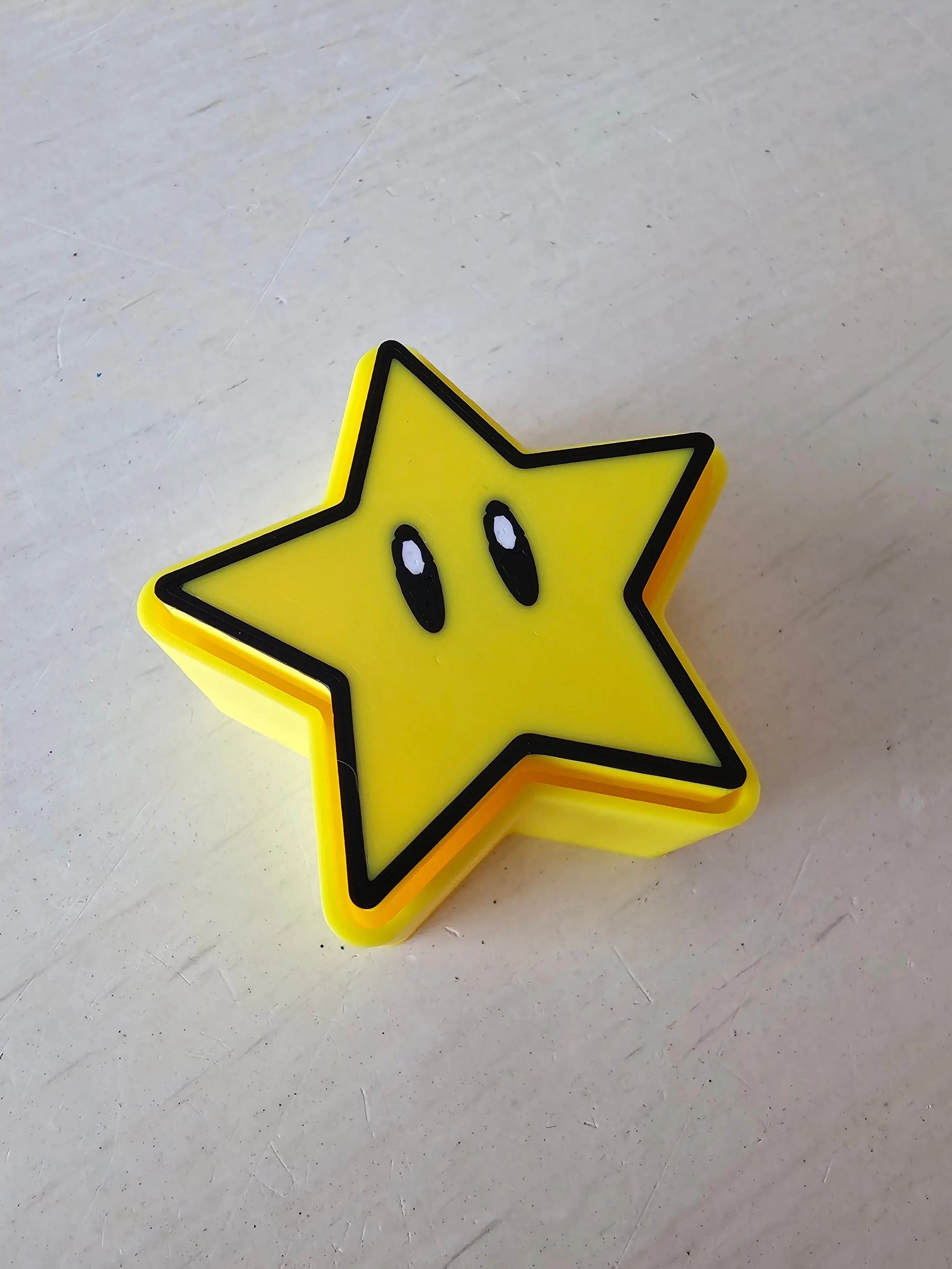 The Tween Space Retro Star Fidget Clicker — Single Clicker | 3D Printed by The Tween Space, paper gift detail photo 2