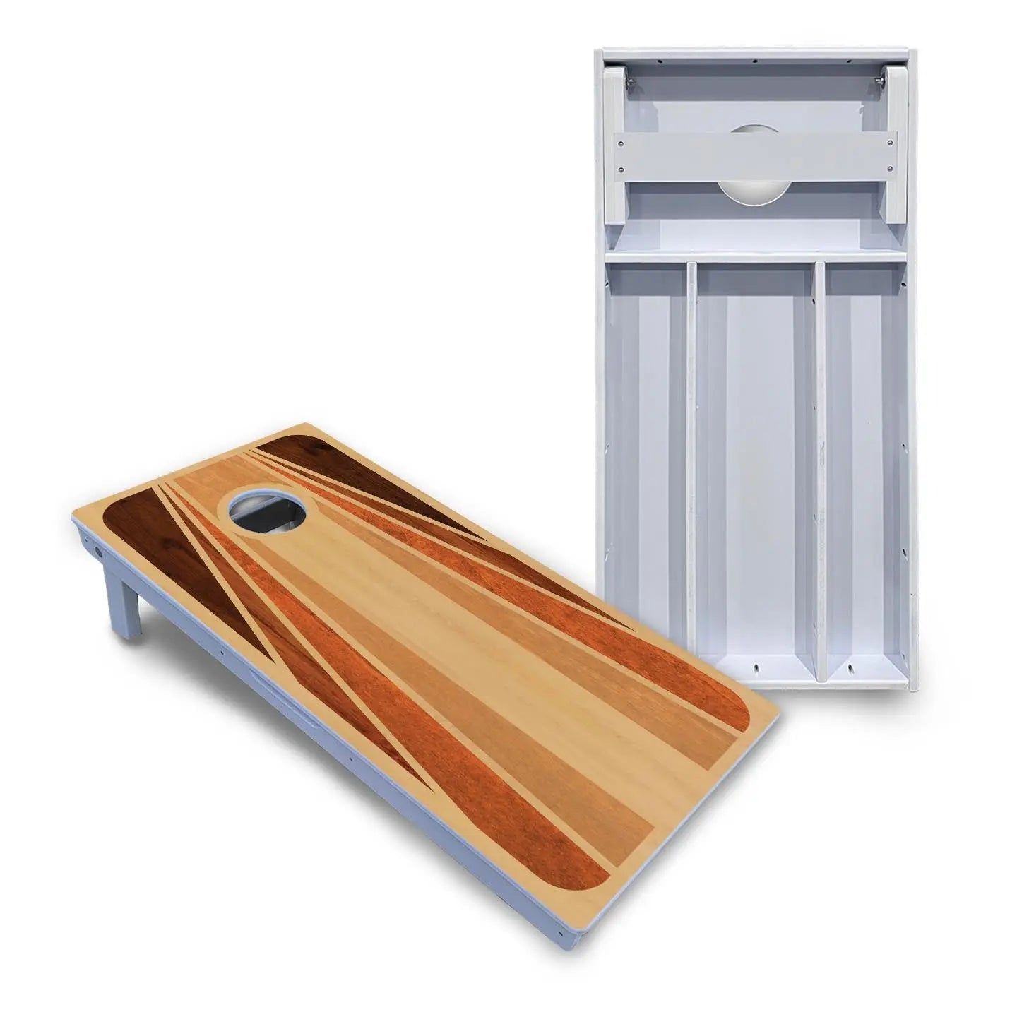 Retro Wood Cornhole Boards - All Weather Series Cornhole Solutions