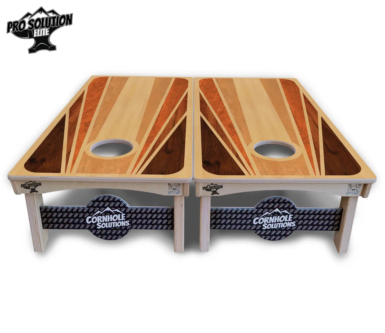 Retro Wood Cornhole Boards - Pro Solution Elite Series by Cornhole Solutions, custom cornhole board detail photo 3