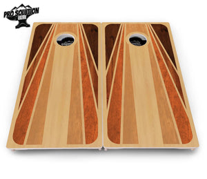 Retro Wood Cornhole Boards - Pro Solution Elite Series by Cornhole Solutions, custom cornhole board detail photo 4