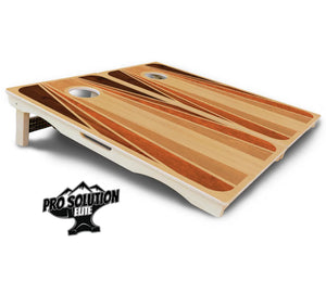 Retro Wood Cornhole Boards - Pro Solution Elite Series by Cornhole Solutions, custom cornhole board detail photo 5