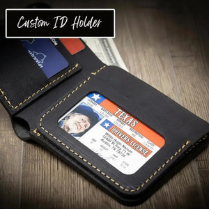 Rio Grande Bifold Wallet by Bull Sheath Leather, handmade leather goods detail photo 4
