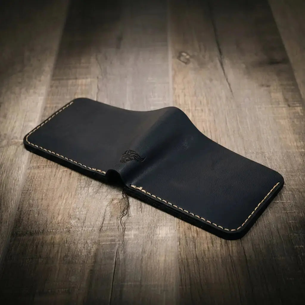 Rio Grande Bifold Wallet by Bull Sheath Leather, handmade leather goods detail photo 18