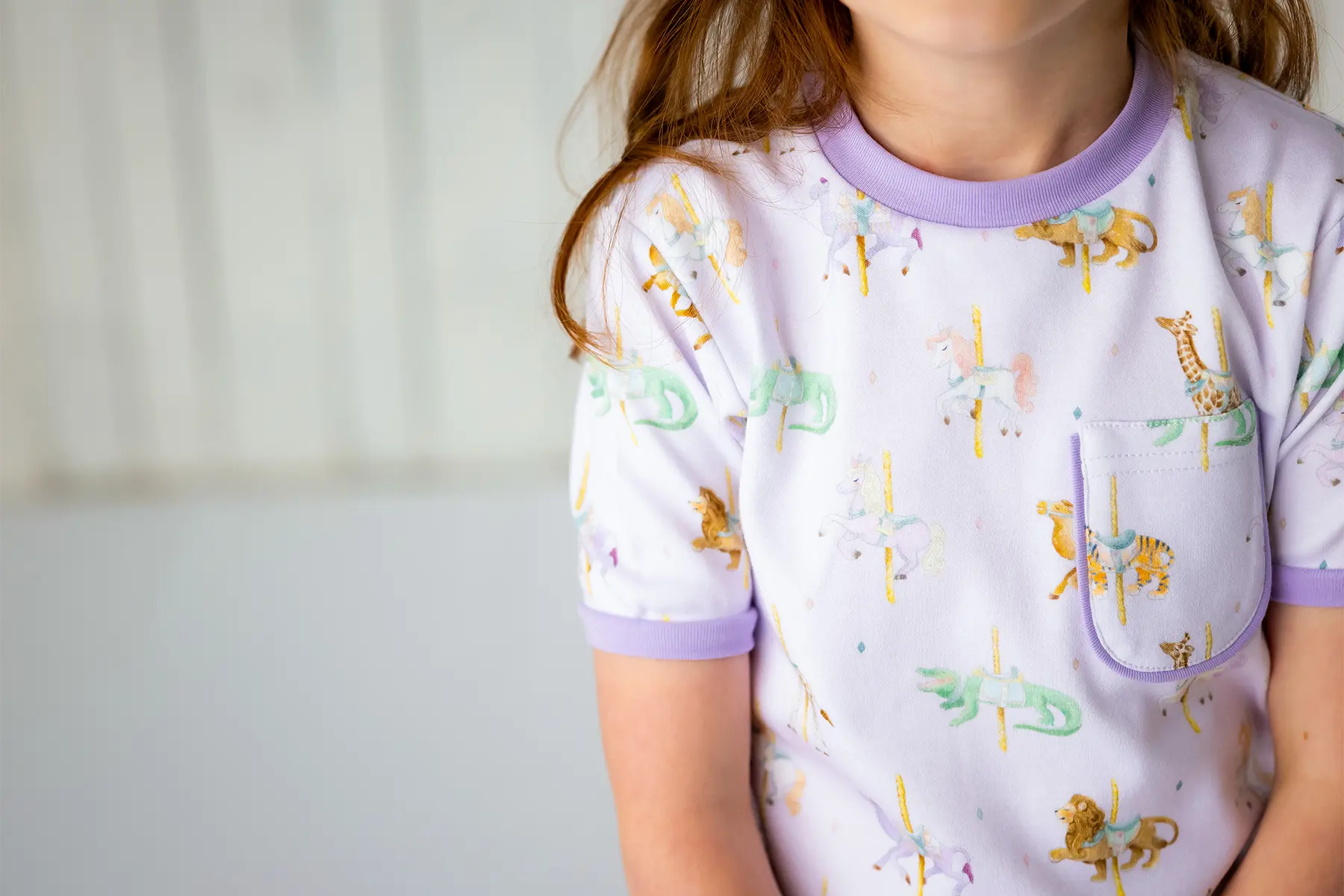 Round & Round We Go Organic Cotton Pajamas by Nola Tawk, Southern food gift detail photo 4