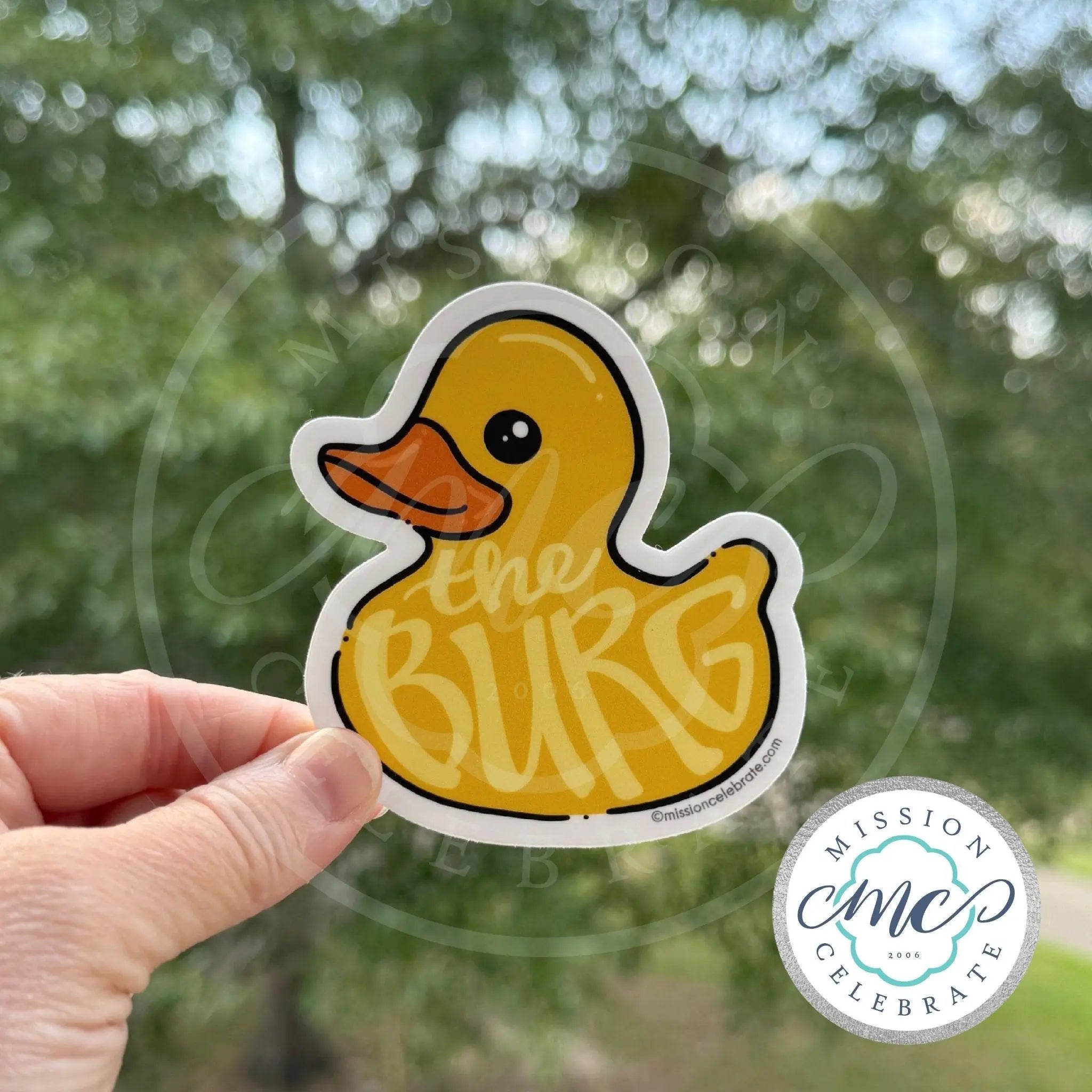 Rubber Ducky "The Burg" Hattiesburg, MS Decal | Main Street Collective