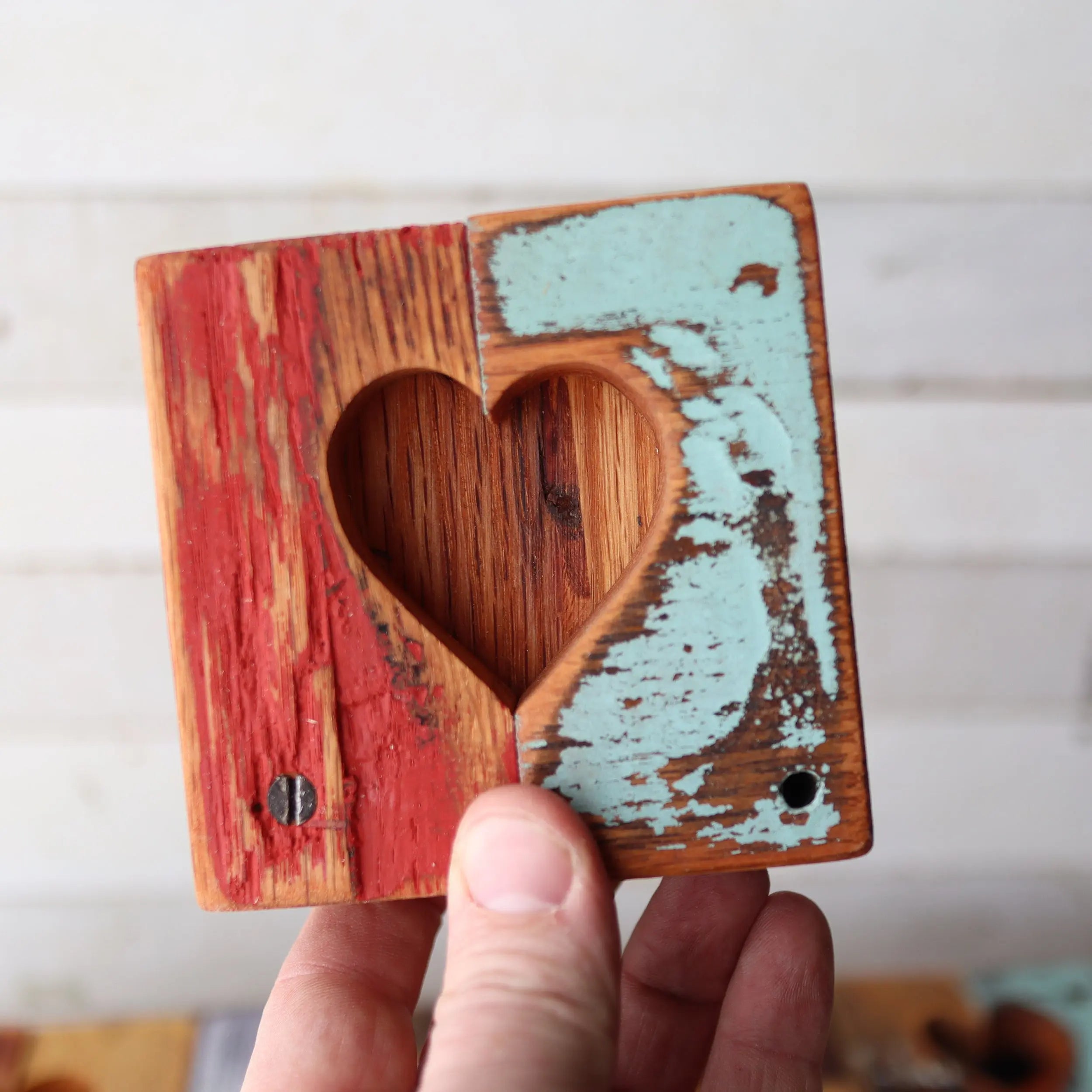 Rustic Heart Tiles by Dennehey Design Co., gift giving main product photo