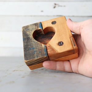 Rustic Heart Tiles by Dennehey Design Co., gift giving detail photo 6