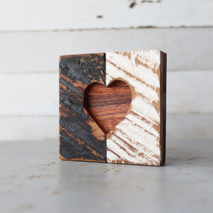 Rustic Heart Tiles by Dennehey Design Co., gift giving detail photo 10