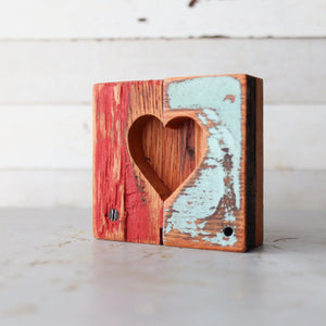Rustic Heart Tiles by Dennehey Design Co., gift giving detail photo 17