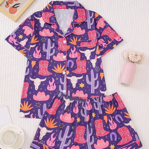 Texas Hold'em Pajama Set — For the Wild Bronco-Riding Mermaid by The Mississippi Mermaid Mercantile