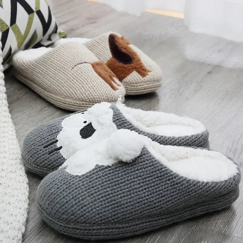 Women's Cartoon Animal Indoor Slippers — Cozy Non-Slip House Shoes by The Mississippi Mermaid Mercantile - view 4