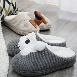 Women's Cartoon Animal Indoor Slippers — Cozy Non-Slip House Shoes by The Mississippi Mermaid Mercantile - view 4